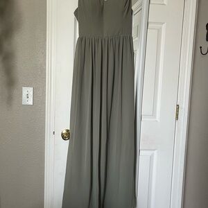 Revelry Green Strapless Sundress for Weddings